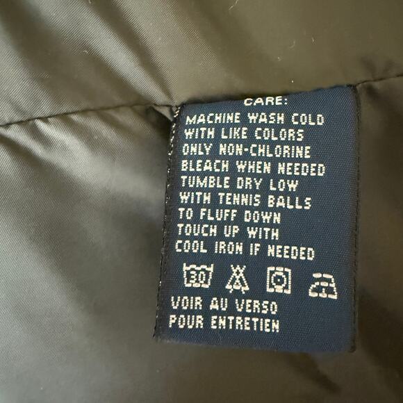 Womens Ralph Lauren Olive Green Down Puffer vest - army - military - size M - Picture 11 of 12